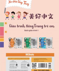 Bia sau Giao trinh tieng Trung tre em Xin chao tieng Trung SGT1