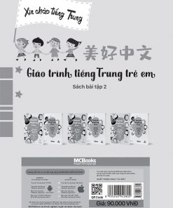 Bia sau Giao trinh tieng Trung tre em Xin chao tieng Trung Sach bai tap 2