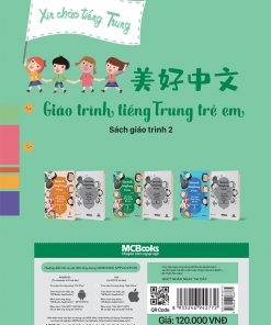 Bia sau Giao trinh tieng Trung tre em Xin chao tieng Trung Sach giao trinh 2