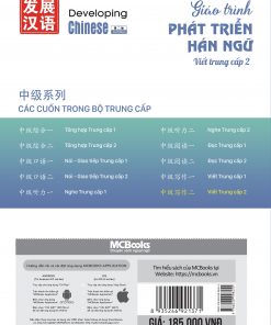 Bia sau Giao Trinh Phat Trien Han Ngu Viet Trung Cap 2