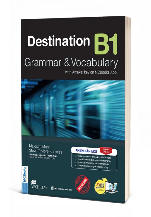 Bìa 3D - Destination B1 grammar & vocabulary ( phiên bản không có đáp án)