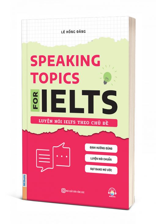 Bìa 3D - SPEAKING TOPICS FOR IELTS