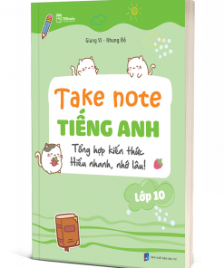 Bìa 3D sách Take note Tiếng Anh lớp 10