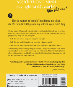 Bia sau cuon Nguoi thong minh suy nghi va dat cau hoi nhu the nao