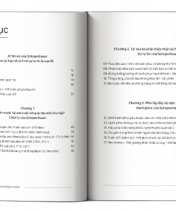 Muc luc cuon Chu nghia Schopenhauer Hanh phuc la khi khong con de y toi anh nhin cua nguoi khac