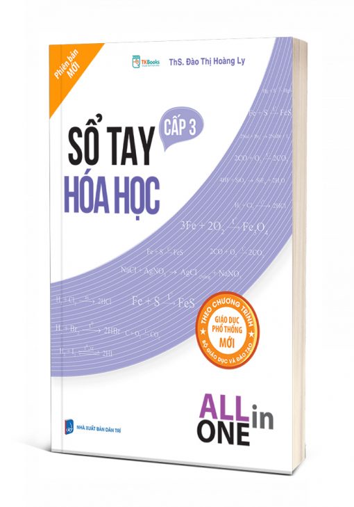 Sổ tay Hóa học cấp 3 – All in one (cập nhật chương trình SGK mới)