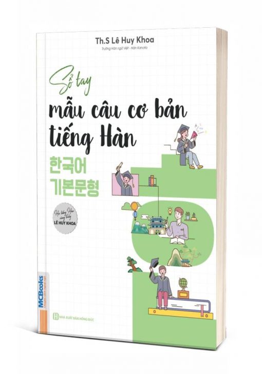 Bia 3d So tay mau cau co ban tieng Han