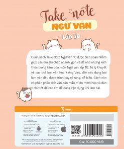 bia sau sach take note ngu van lop 10