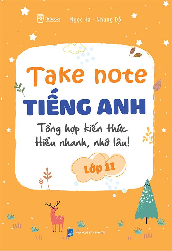 Cuốn sách Take Note Tiếng Anh lớp 11