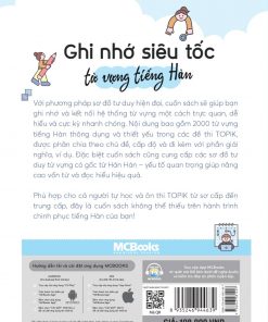 Bia sau Ghi nho sieu toc 2000 tu vung tieng Han