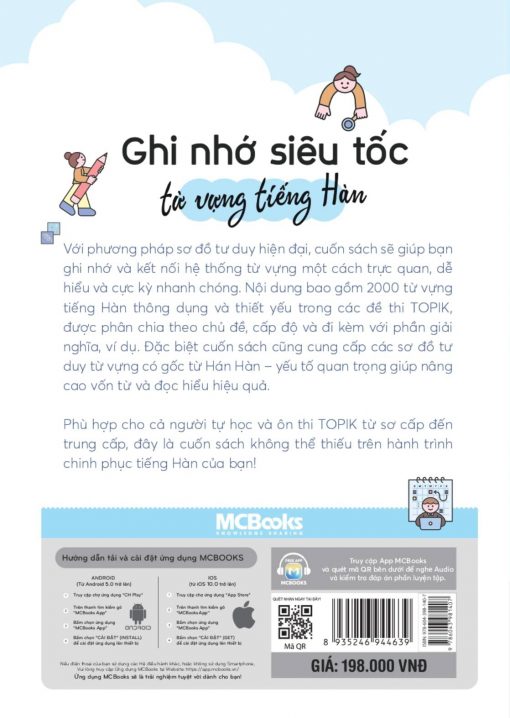 Bia sau Ghi nho sieu toc 2000 tu vung tieng Han