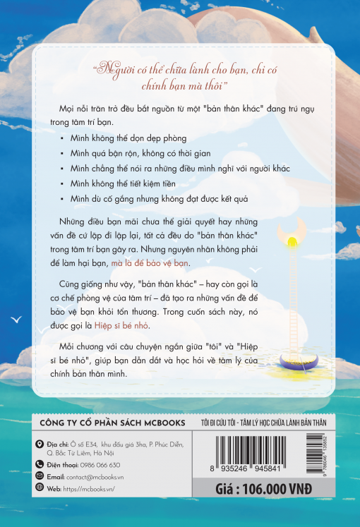 Bìa sau cuốn Tôi Đi Cứu Tôi