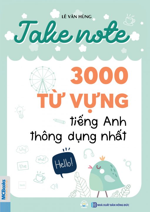 Bìa trước cuốn Take Note 3000 Từ Vựng Tiếng Anh
