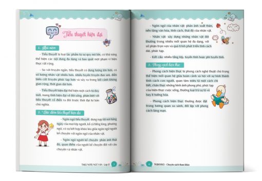 Nội dung trong sách Take Note Ngữ Văn lớp 12