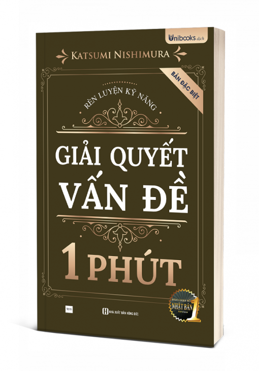 Bìa 3D cuốn Giải Quyết Vấn đề 1 Phút