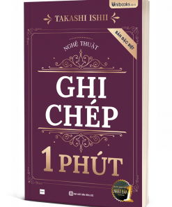 Bìa 3D cuốn Nghệ Thuật Ghi Chép 1 Phút