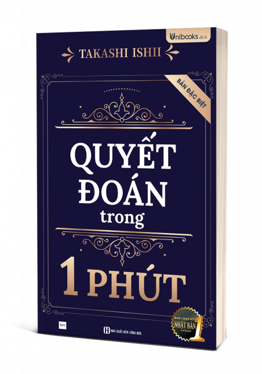 Bìa 3D cuốn Quyết Đoán Trong 1 Phút