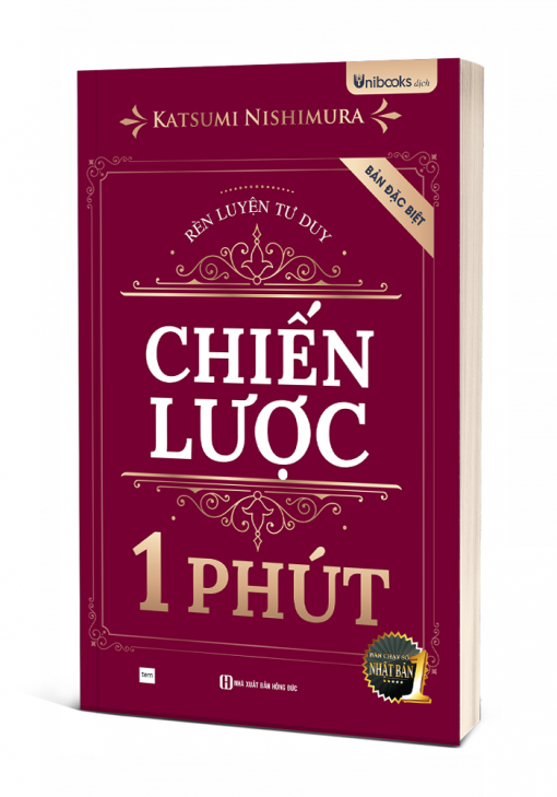 Bìa 3D cuốn Rèn Luyện Tư Duy Chiến Lược 1 Phút