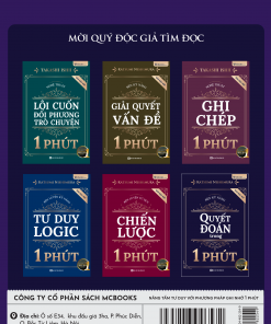 Bia sau cuon Nang Tam Tu Duy Voi Phuong Phap Ghi Nho 1 Phut