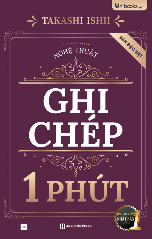 Bìa trước cuốn Nghệ Thuật Ghi Chép 1 Phút
