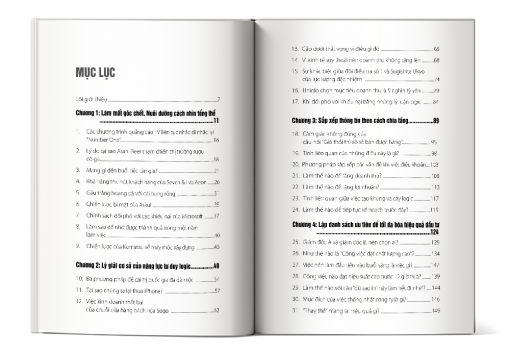 Mục lục cuốn Rèn Luyện Kỹ Năng Tư Duy Logic 1 Phút