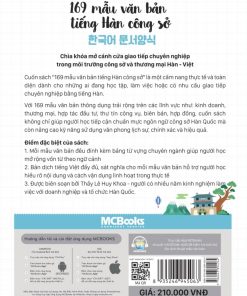 mat sau 169 van ban tieng han cong so 1