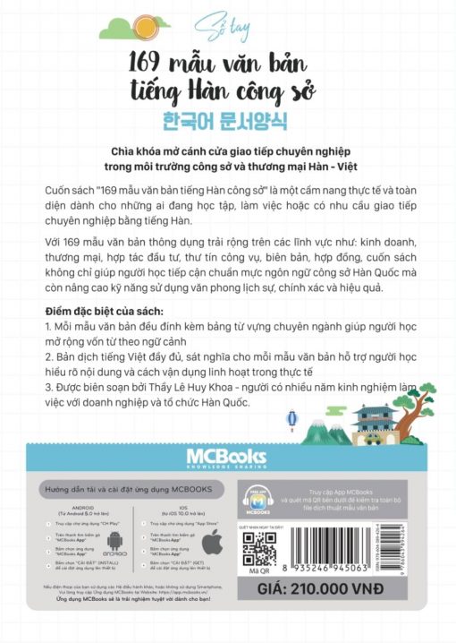 mat sau 169 van ban tieng han cong so 1
