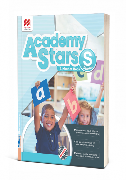 Bìa 3D cuốn Academy Stars Starter Alphabet Book