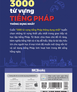 Bia sau cuon 3000 tu vung tieng Phap thong dung nhat