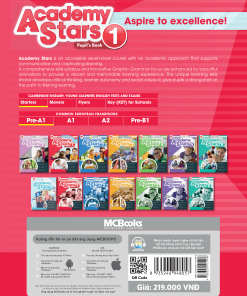 Bia sau cuon Academy Stars Pupils Book 1