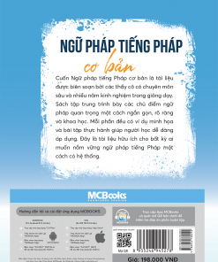 Bia sau cuon Ngu phap tieng Phap co ban