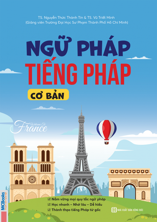 Bìa trước cuốn Ngữ pháp tiếng Pháp cơ bản