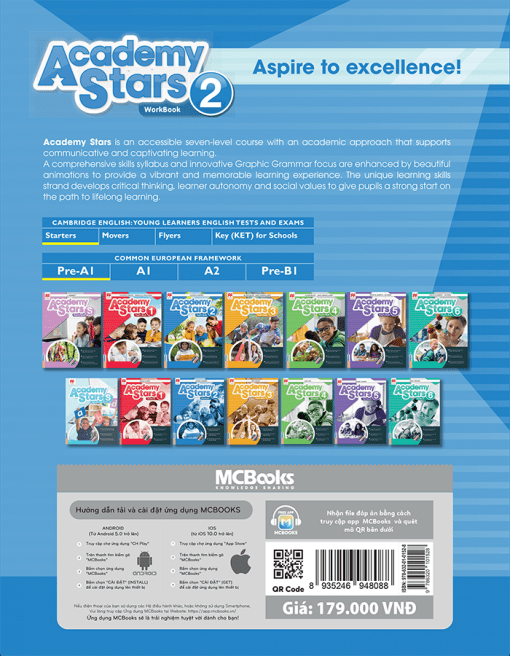 Bìa sau Academy Stars WorkBook 2