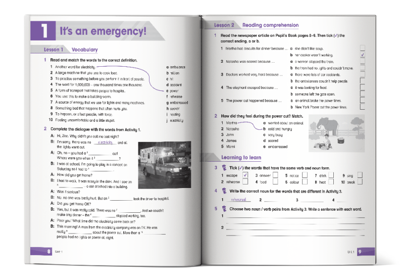 Nội dung Academy Stars WorkBook 5