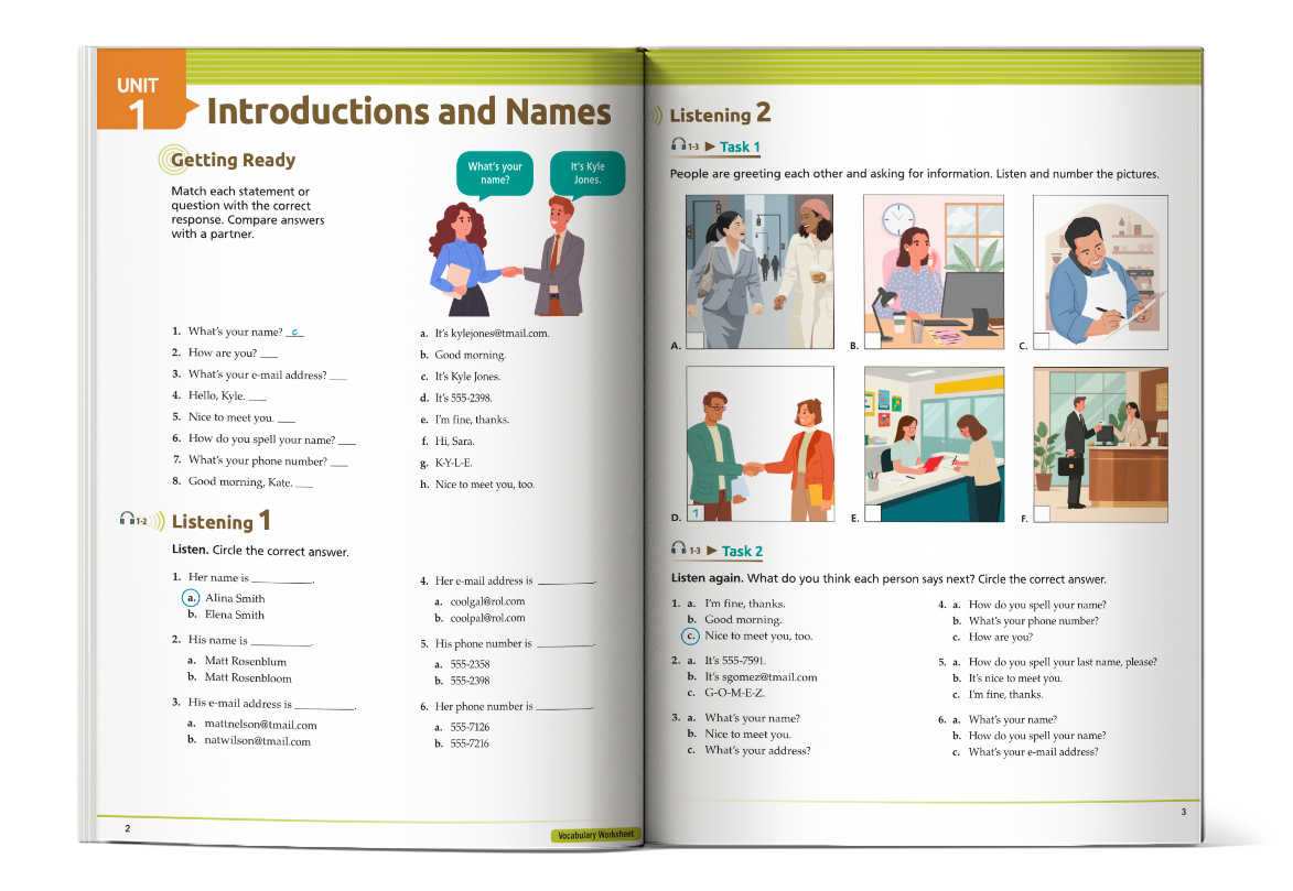 Ảnh đọc thử cuốn sách Basic Tactics For Listening - Chiến thuật luyện nghe tiếng Anh cơ bản