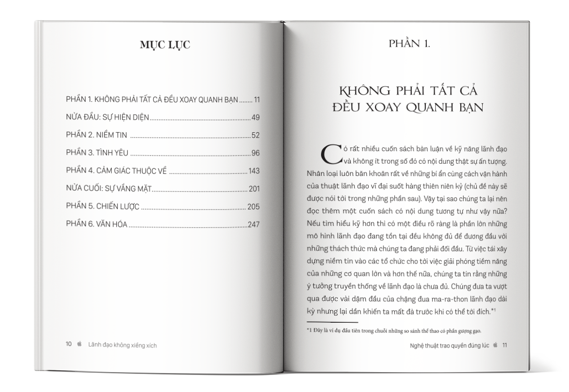 muc-luc-lanh-dao-ko-xieng-xich Mục lục cuốn Lãnh đạo không xiềng xích - Nghệ thuật trao quyền đúng lúc