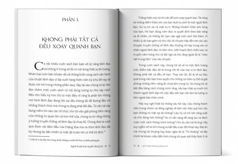 Noi dung cuốn Lãnh đạo không xiềng xích - Nghệ thuật trao quyền đúng lúc