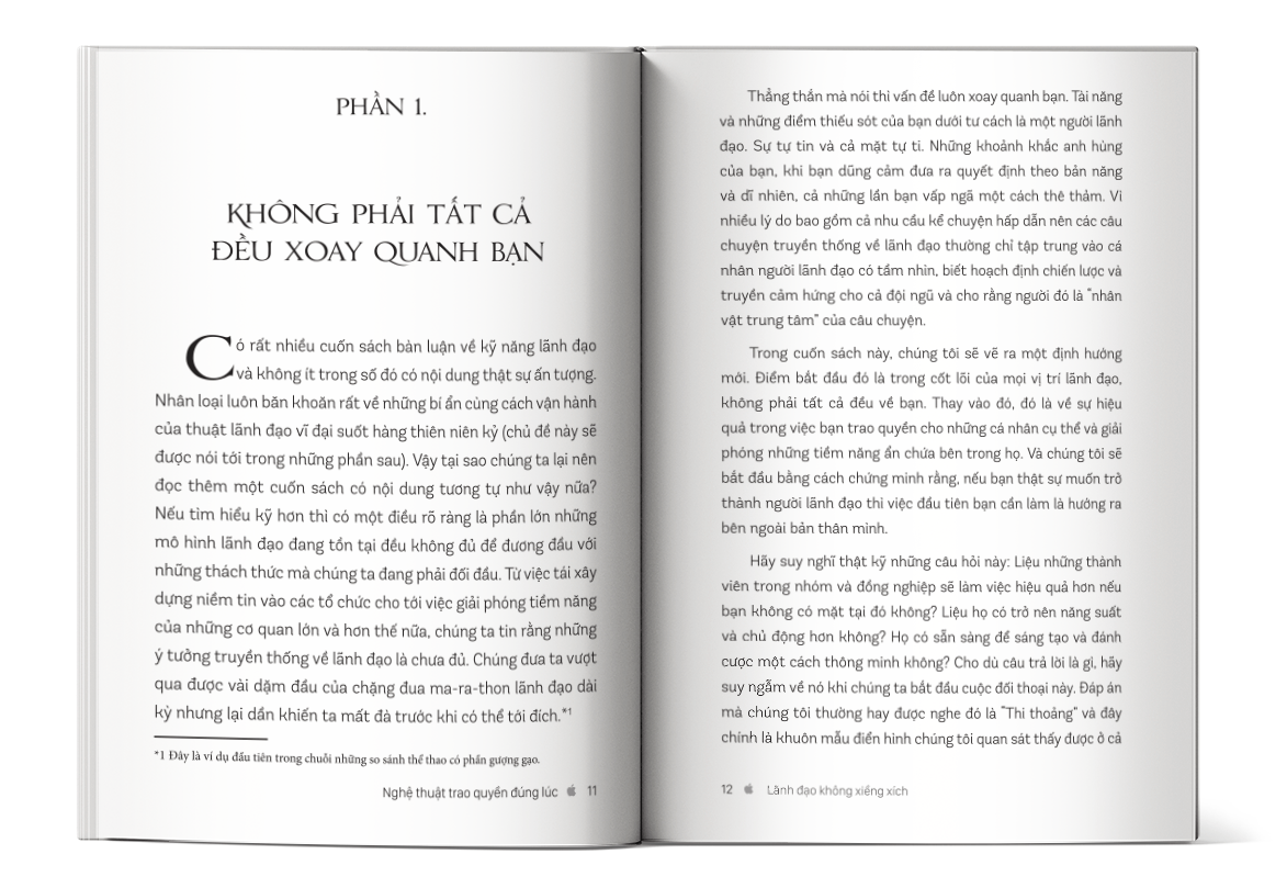 noi-dung-lanh-dao-ko-xieng-xich Noi dung cuốn Lãnh đạo không xiềng xích - Nghệ thuật trao quyền đúng lúc