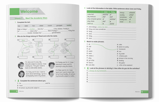 Academy Stars Workbook 4