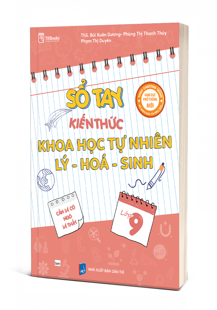 Sổ tay kiến thức Khoa học Tự nhiên Lý – Hóa – Sinh lớp 9