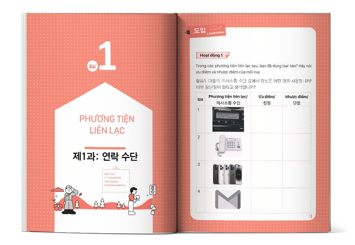 Nội dung bên trong cuốn sách Tiếng Việt cho người Hàn Trung cấp B2