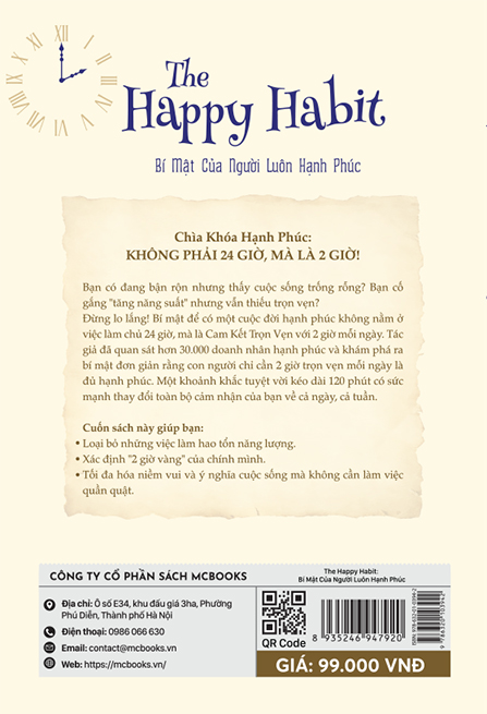The Happy Habit – Bí Mật Của Người Luôn Hạnh Phúc The Happy Habit – Bí Mật Của Người Luôn Hạnh Phúc