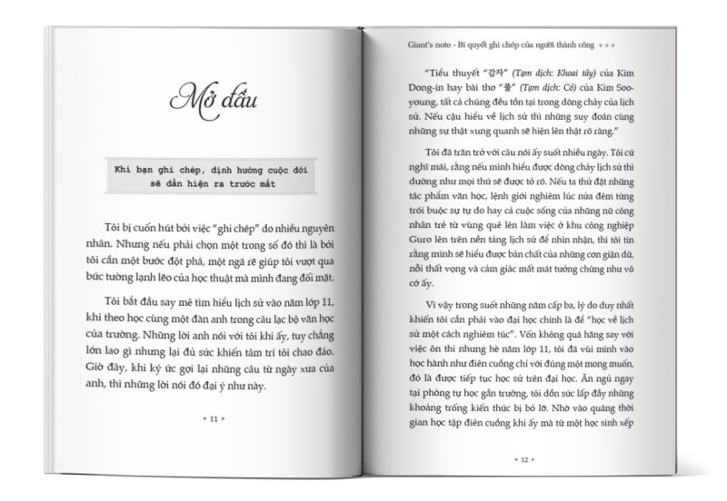 Giant’s Note – Bí Quyết Ghi Chép Của Những Người Thành Công
