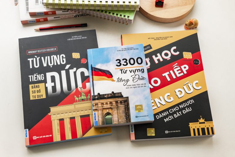 Bộ 3 cuốn Tự học tiếng Đức dành cho người mới bắt đầu