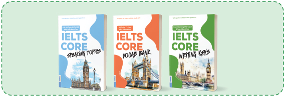 Bộ sách IELTS CORE gồm 3 cuốn