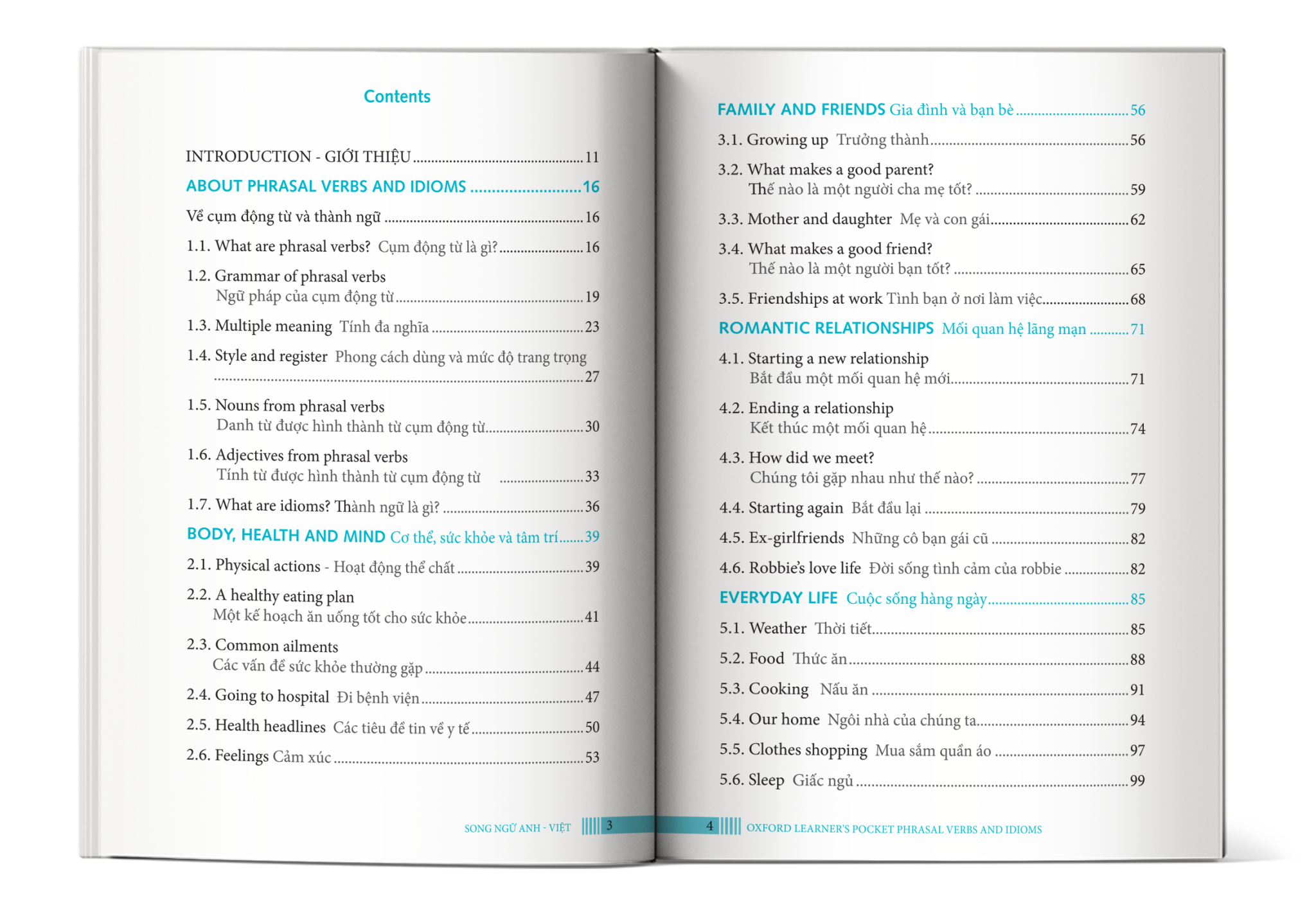Oxford Learner's Pocket Phrasal Verbs And Idioms - Song ngữ Anh Việt