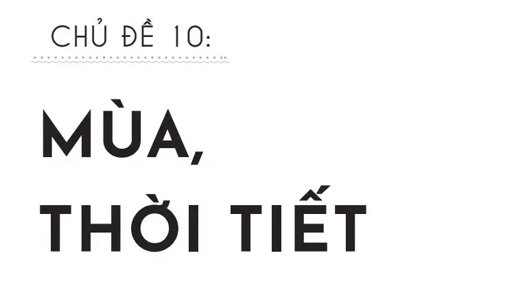 Từ vựng tiếng Trung về thời tiết kèm bài tập thực hành cực chi tiết