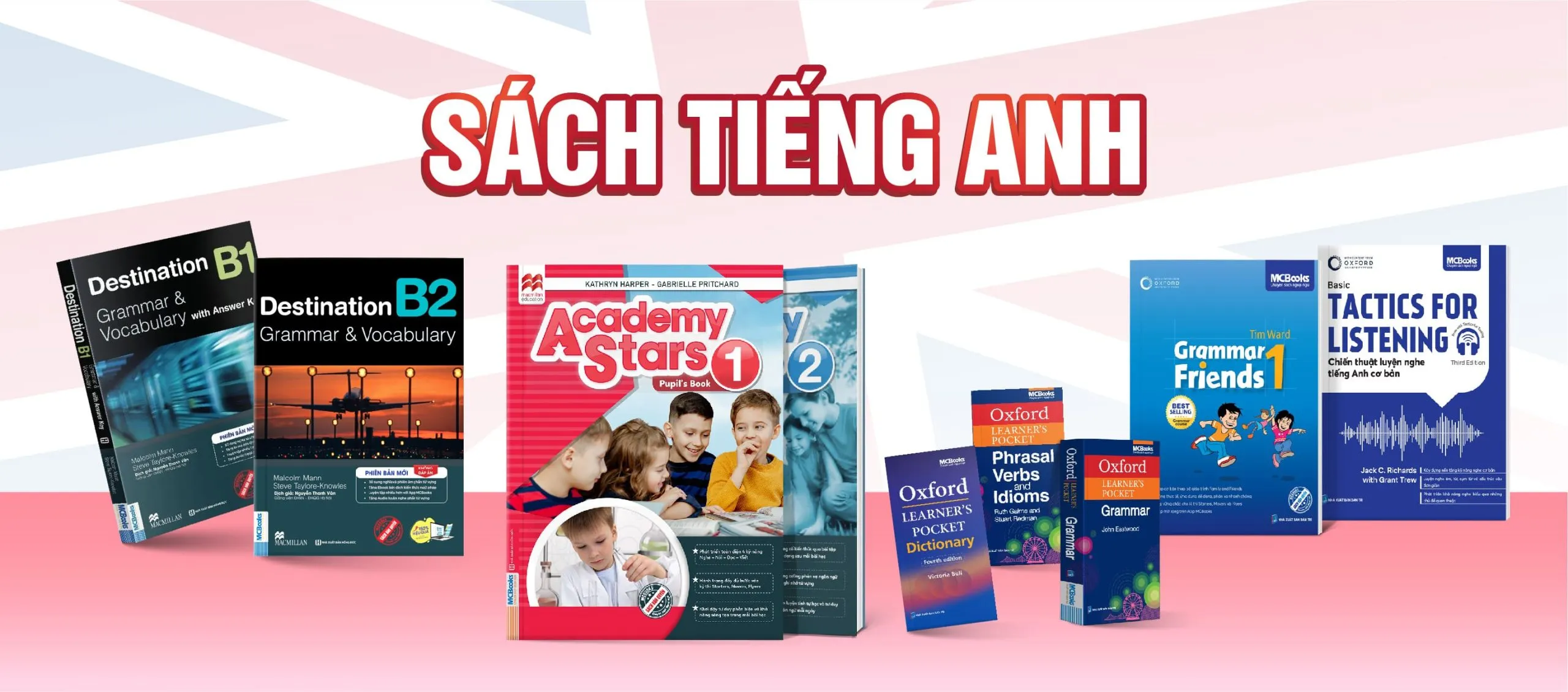 Banner sách Tiếng Anh MCbooks
